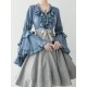 Faeries Daffodil The Star Chapel V Neck Blouse(Reservation/4 Colours/Full Payment Without Shipping)
